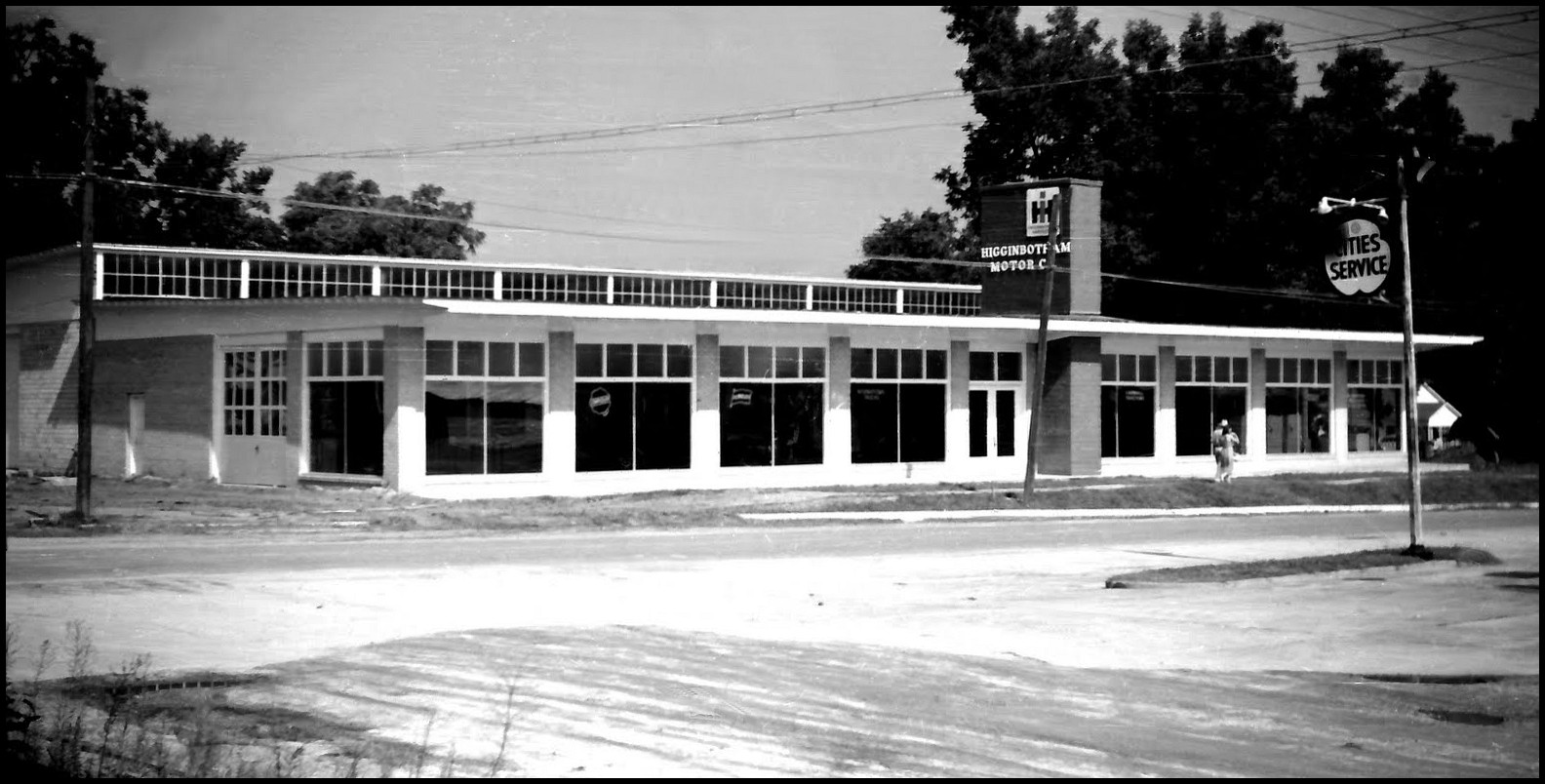 Higginbotham Motor
                            Company ~ North Main Street & West
                            Jefferson Street ~ Hamburg, Arkansas