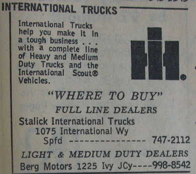 Stalick International Trucks ~
                            Springfield