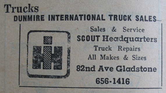 Dunmire International Truck Sales ~
                            Gladstone