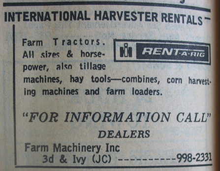 Farm Machinery, Inc. ~ Junction City