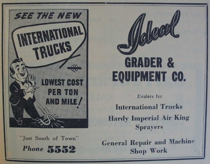 Ideal Grader & Equipment Company
                            ~ Hood River