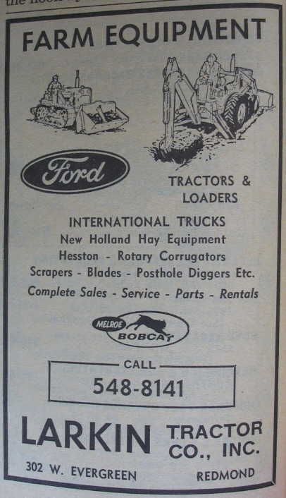 Larkin Tractor Company, Inc. ~ Redmond