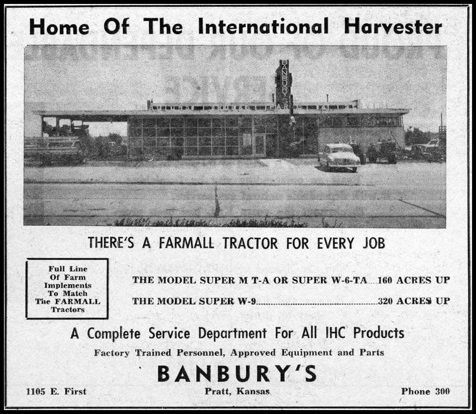 Banbury's ~ 1105 East 1st Street ~
                            Pratt, Kansas